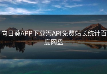 向日葵APP下载汅API免费站长统计百度网盘