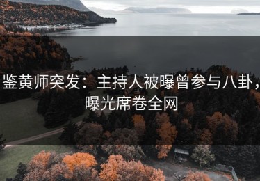 鉴黄师突发：主持人被曝曾参与八卦，曝光席卷全网