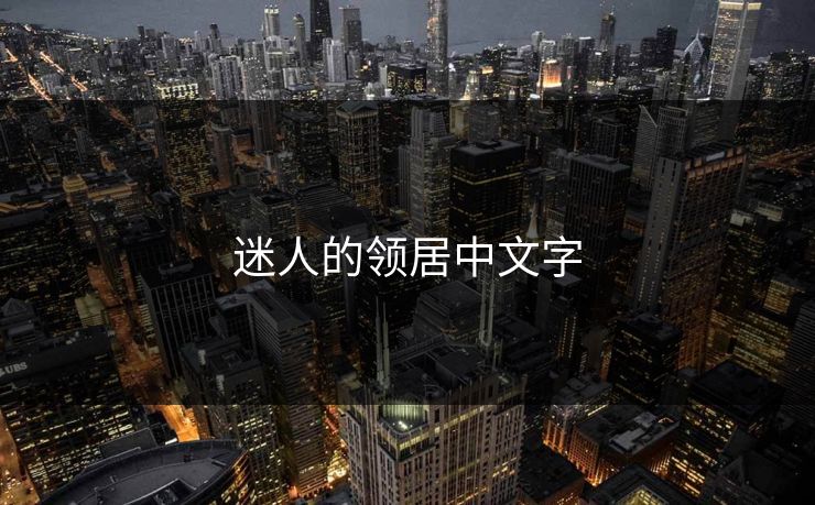 迷人的领居中文字