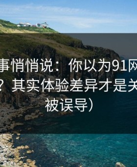 运营同事悄悄说：你以为91网只是界面不同？其实体验差异才是关键（别被误导）