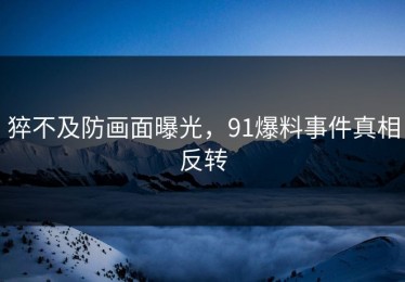 猝不及防画面曝光，91爆料事件真相反转