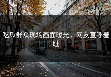 吃瓜群众现场画面曝光，网友直呼羞耻
